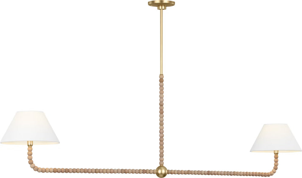Visual Comfort Studio Canada - Two Light Linear Chandelier - Fiona - Gild- Union Lighting Luminaires Decor