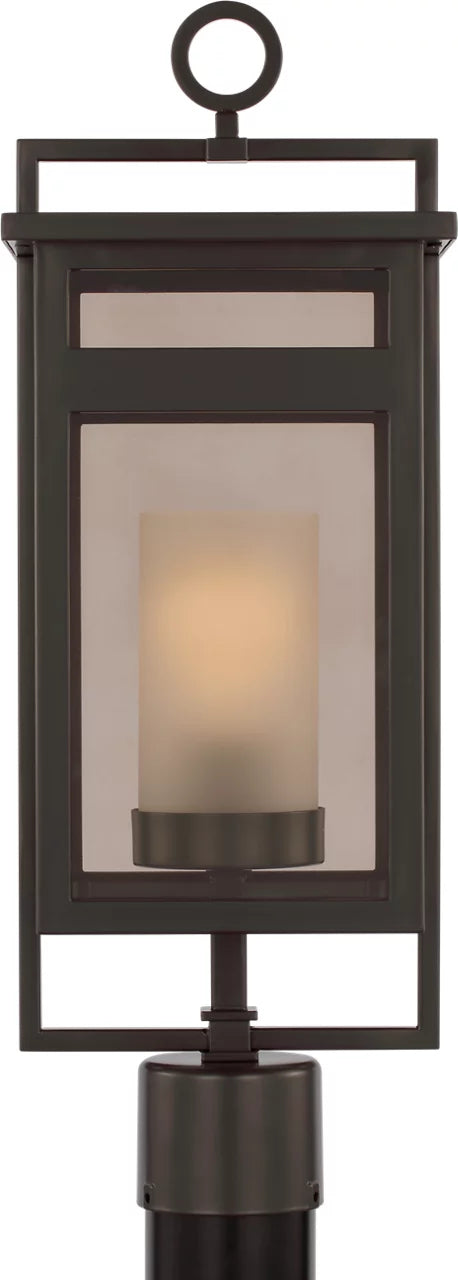 Visual Comfort Studio Canada - One Light Post Lantern - Fairhaven - Truffle- Union Lighting Luminaires Decor