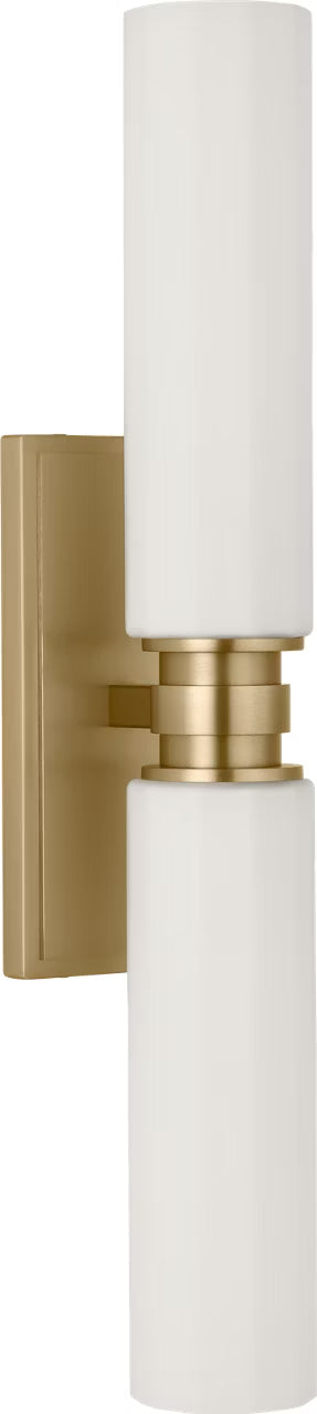 Visual Comfort Studio Canada - Two Light Vanity - Fairfax - Estate Brass- Union Lighting Luminaires Decor