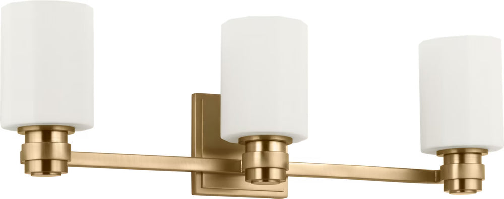 Visual Comfort Studio Canada - Three Light Vanity - Fairfax - Estate Brass- Union Lighting Luminaires Decor