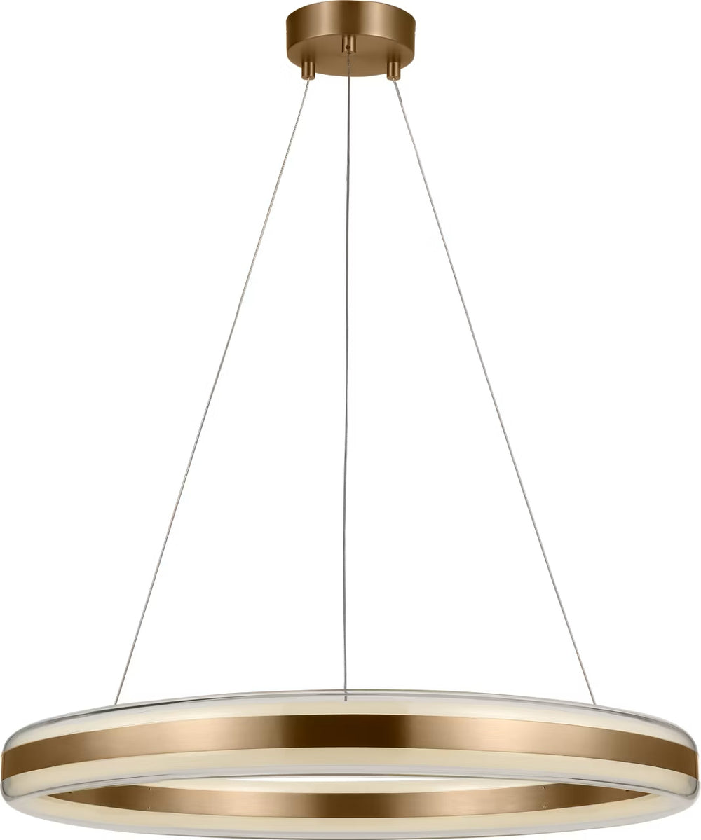 Visual Comfort Studio Canada - LED Chandelier - Colt - Satin Brass- Union Lighting Luminaires Decor