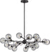 Visual Comfort Studio Canada - 20 Light Chandelier - Atticus - Midnight Black- Union Lighting Luminaires Decor