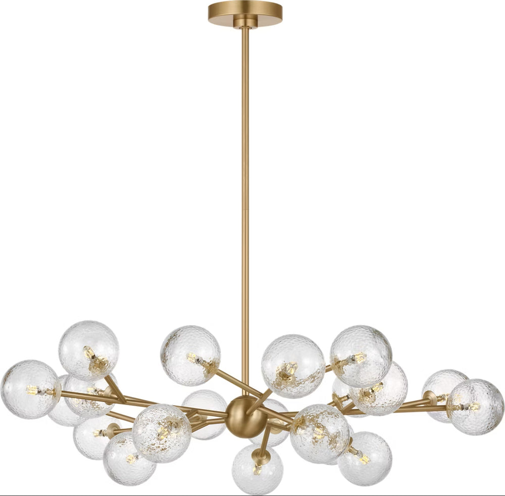 Visual Comfort Studio Canada - 20 Light Chandelier - Atticus - Satin Brass- Union Lighting Luminaires Decor