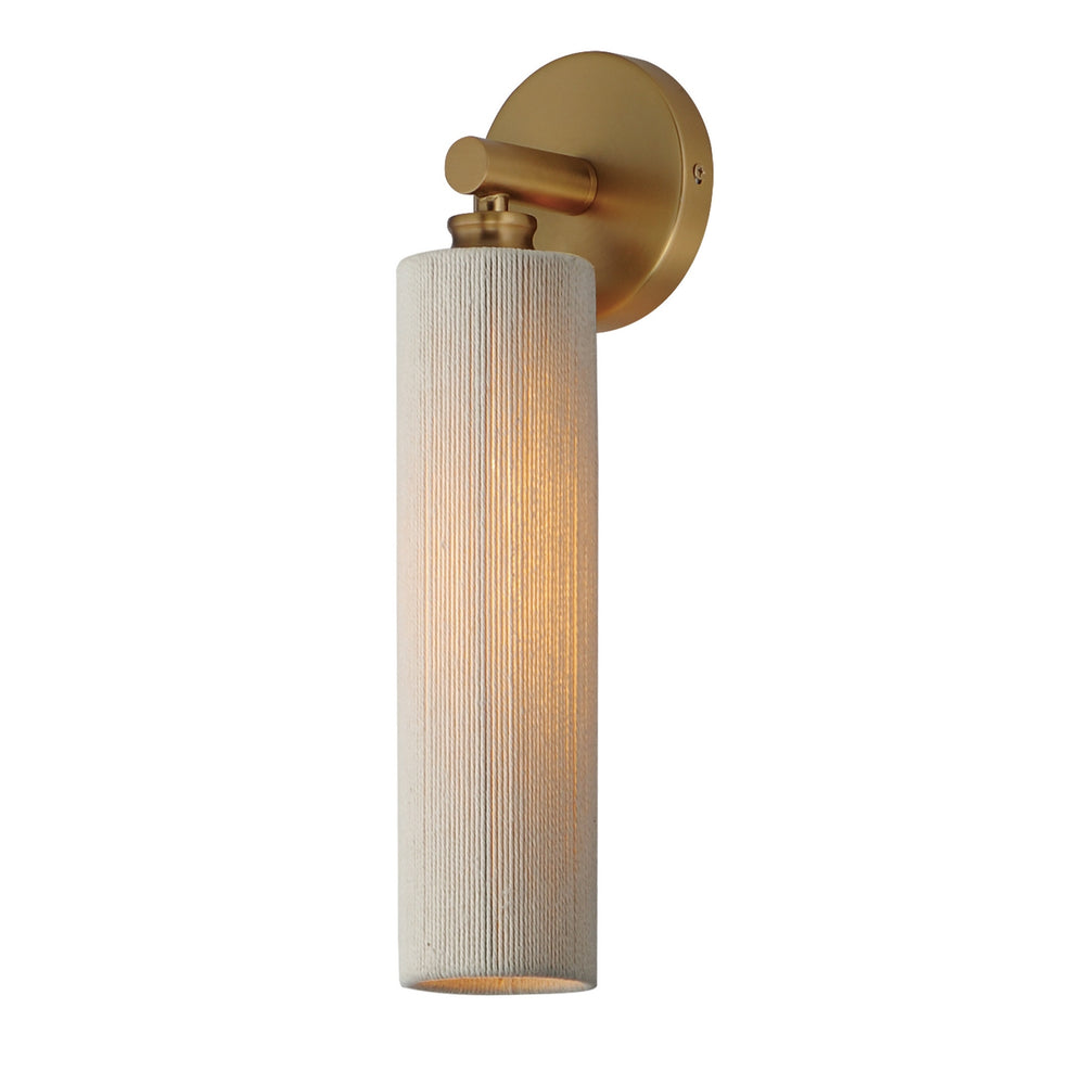 Maxim - One Light Wall Sconce - Aveline - Natural Aged Brass- Union Lighting Luminaires Decor