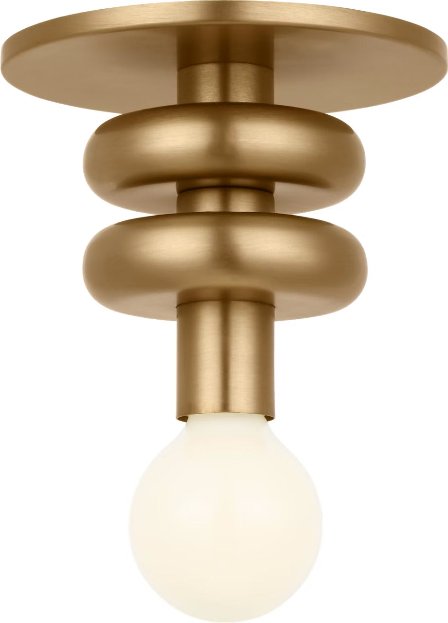 Visual Comfort Studio Canada - One Light Solitaire - Malcolm - Satin Brass- Union Lighting Luminaires Decor