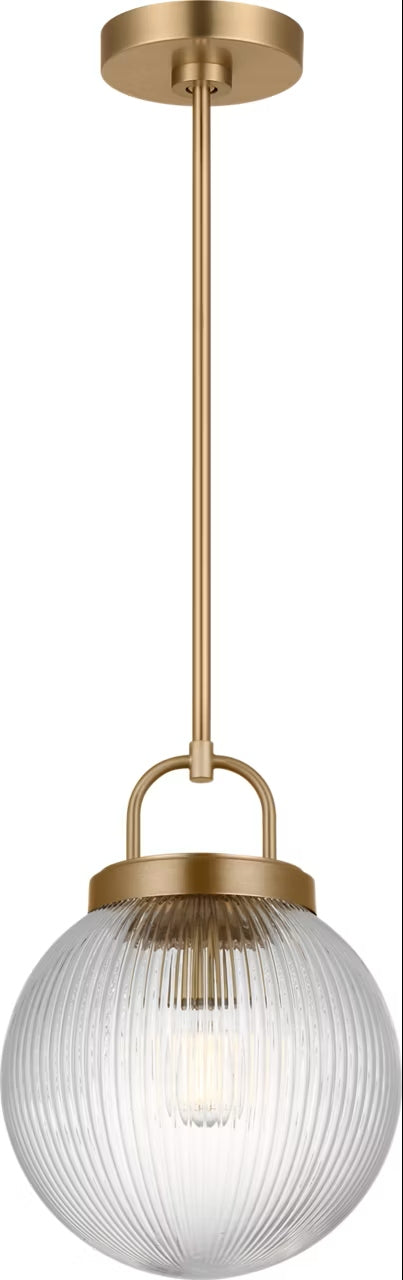 Visual Comfort Studio Canada - One Light Pendant - Preston - Satin Brass- Union Lighting Luminaires Decor
