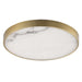 Maxim - LED Flush Mount - Slab - Natural Aged Brass- Union Lighting Luminaires Decor