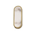 Maxim - LED Wall Sconce - Plinth - Natural Aged Brass- Union Lighting Luminaires Decor