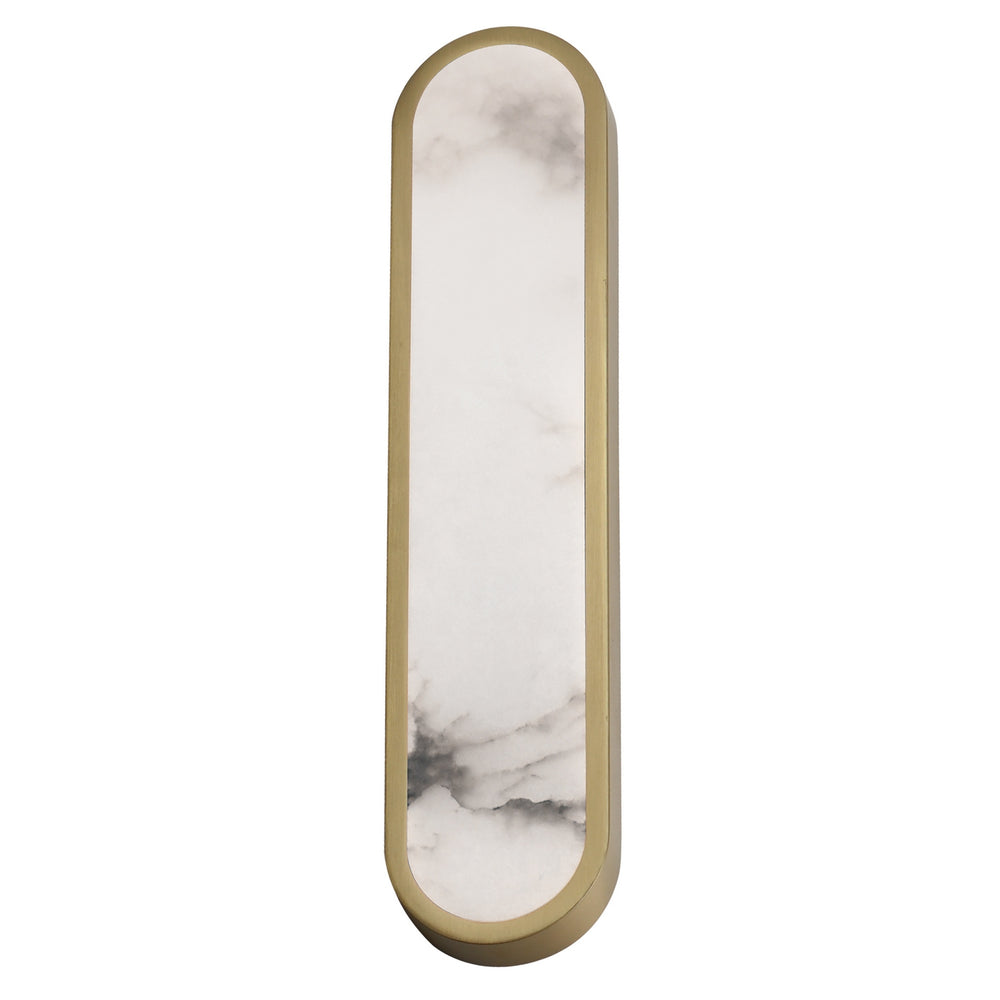 Maxim - LED Wall Sconce - Plinth - Natural Aged Brass- Union Lighting Luminaires Decor