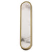 Maxim - LED Wall Sconce - Plinth - Natural Aged Brass- Union Lighting Luminaires Decor