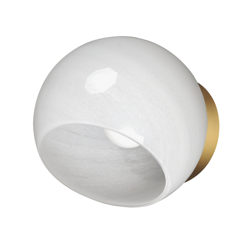 Maxim - One Light Wall Sconce - Neve - Natural Aged Brass- Union Lighting Luminaires Decor