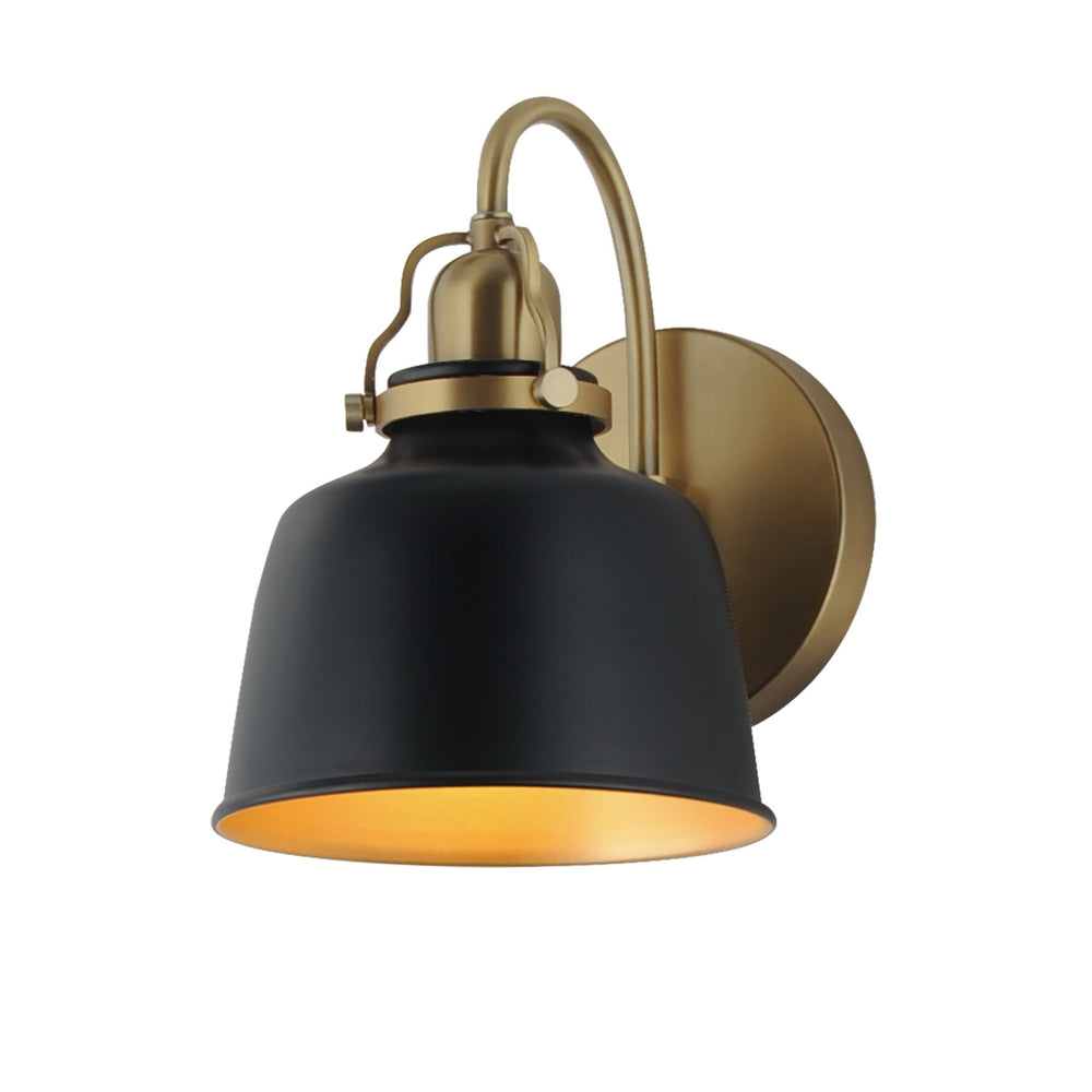 Maxim - One Light Wall Sconce - Hollis - Natural Aged Brass- Union Lighting Luminaires Decor