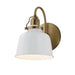 Maxim - One Light Wall Sconce - Hollis - Natural Aged Brass- Union Lighting Luminaires Decor