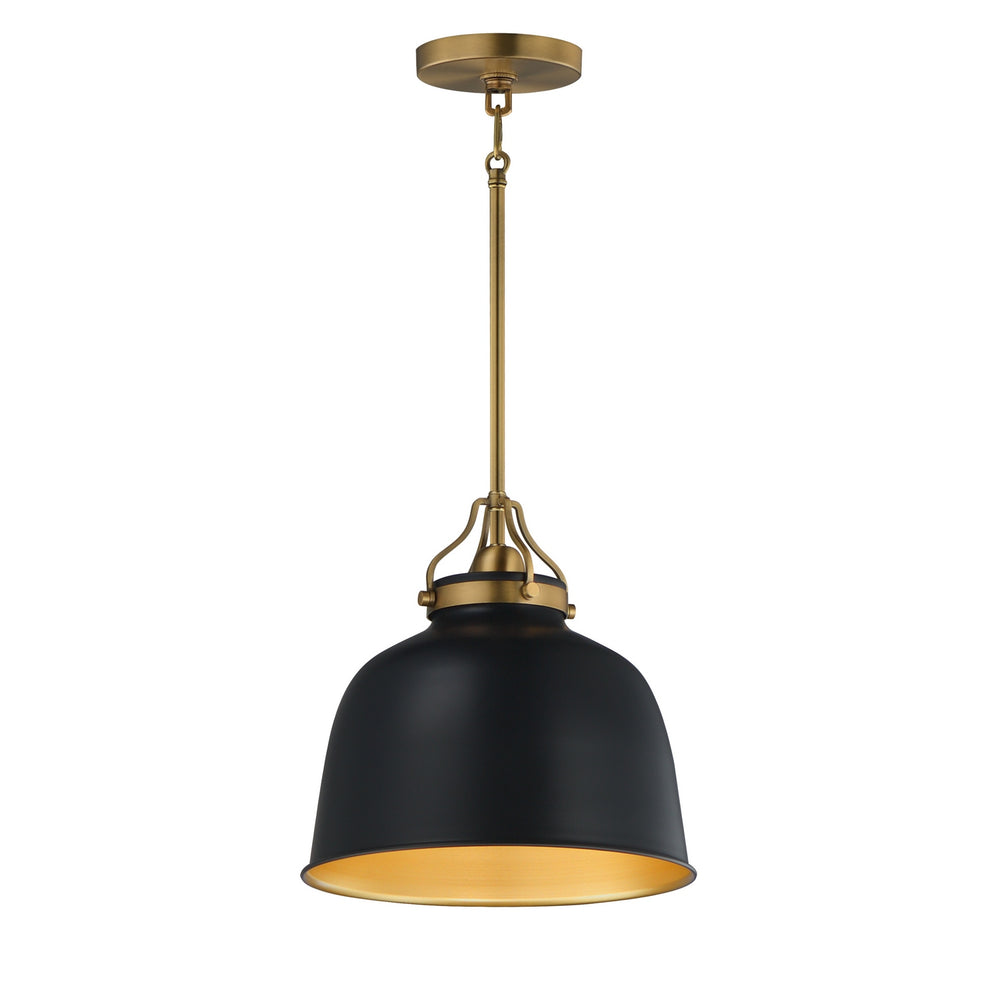 Maxim - One Light Pendant - Hollis - Natural Aged Brass- Union Lighting Luminaires Decor