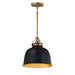 Maxim - One Light Pendant - Hollis - Natural Aged Brass- Union Lighting Luminaires Decor