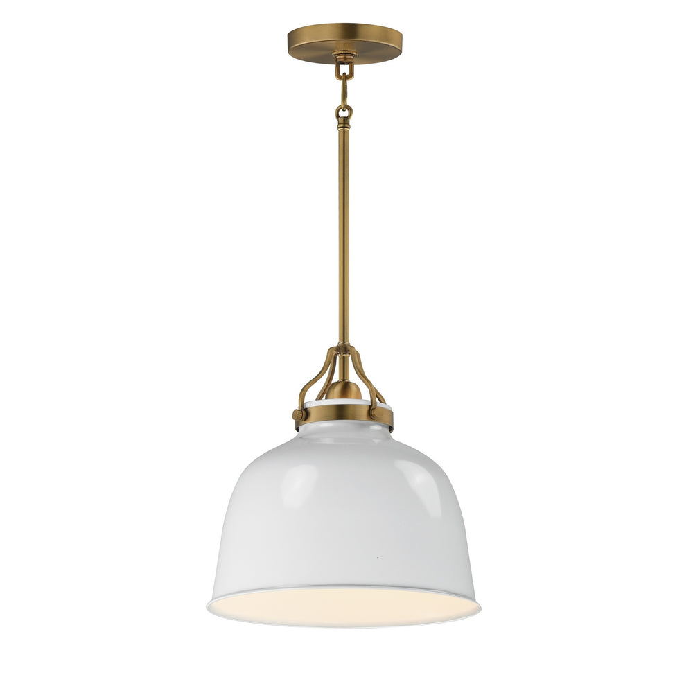 Maxim - One Light Pendant - Hollis - Natural Aged Brass- Union Lighting Luminaires Decor