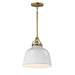 Maxim - One Light Pendant - Hollis - Natural Aged Brass- Union Lighting Luminaires Decor