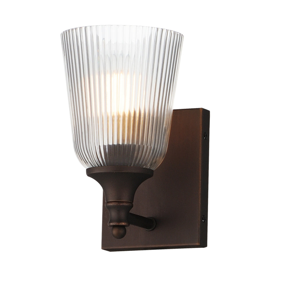 Maxim - One Light Bath Vanity - Julip - Dark Bronze- Union Lighting Luminaires Decor