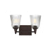 Maxim - Two Light Bath Vanity - Julip - Dark Bronze- Union Lighting Luminaires Decor
