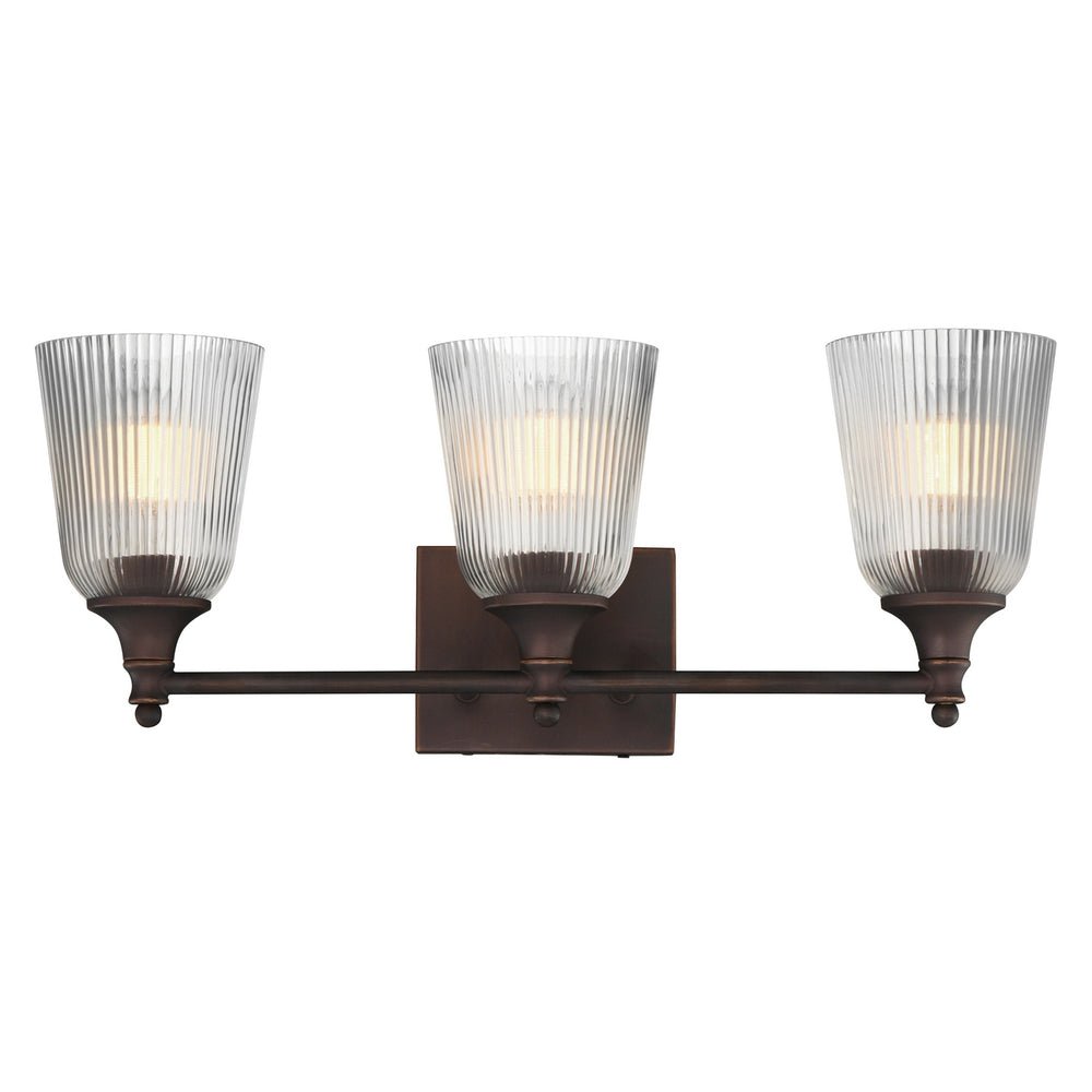 Maxim - Three Light Bath Vanity - Julip - Dark Bronze- Union Lighting Luminaires Decor