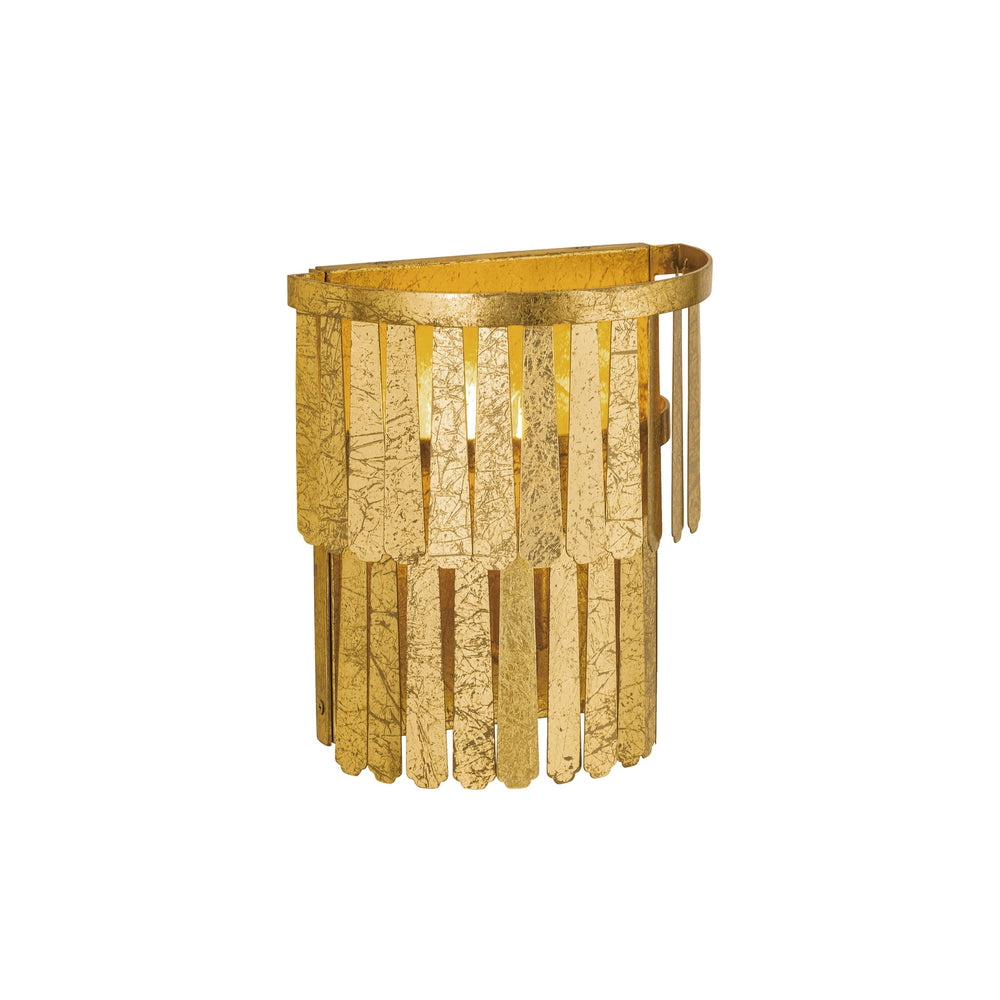 Maxim - One Light Wall Sconce - Regalia - Gold Leaf- Union Lighting Luminaires Decor