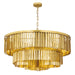 Maxim - Seven Light Chandelier - Regalia - Gold Leaf- Union Lighting Luminaires Decor