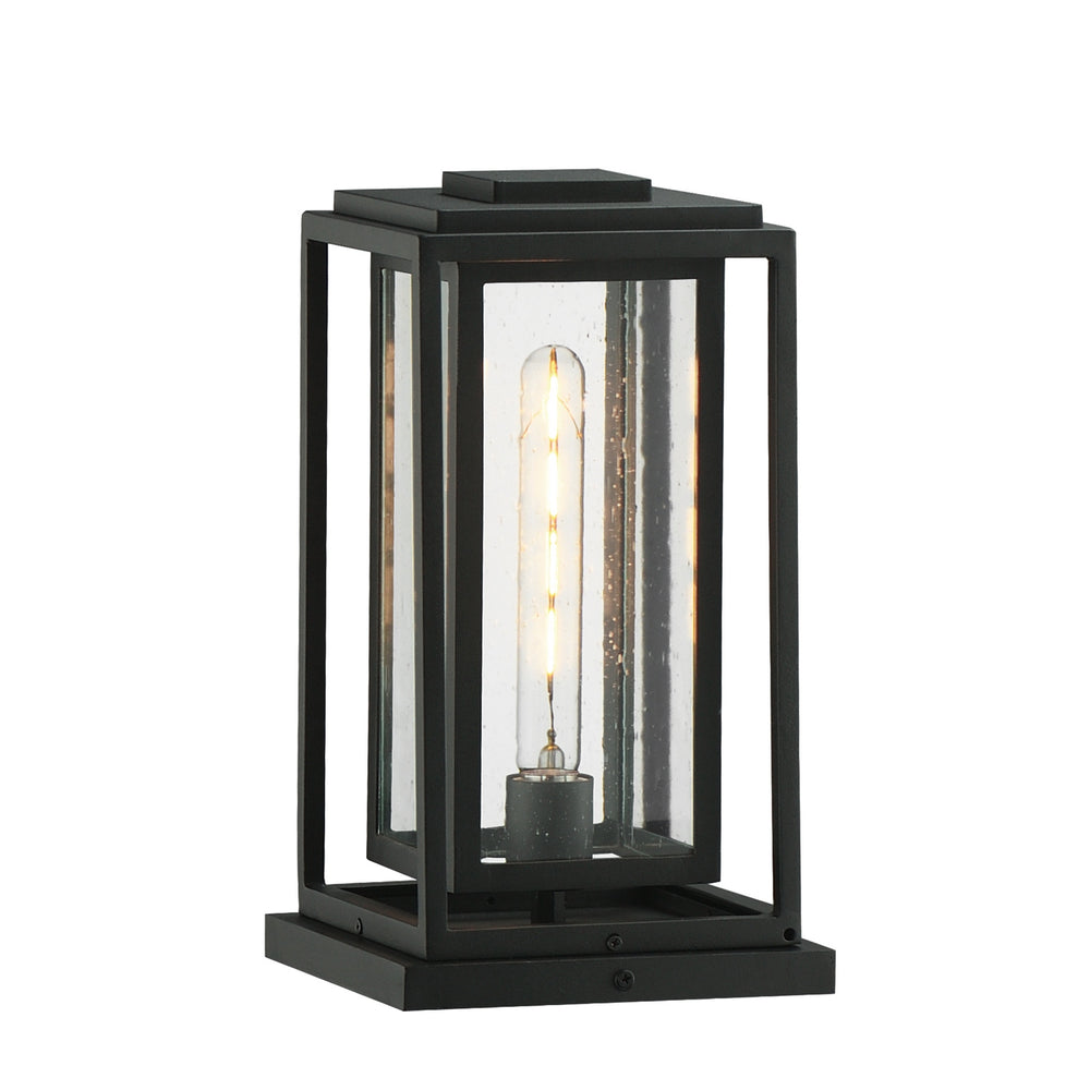 Maxim - One Light Deck Lantern - Cabana - Black- Union Lighting Luminaires Decor