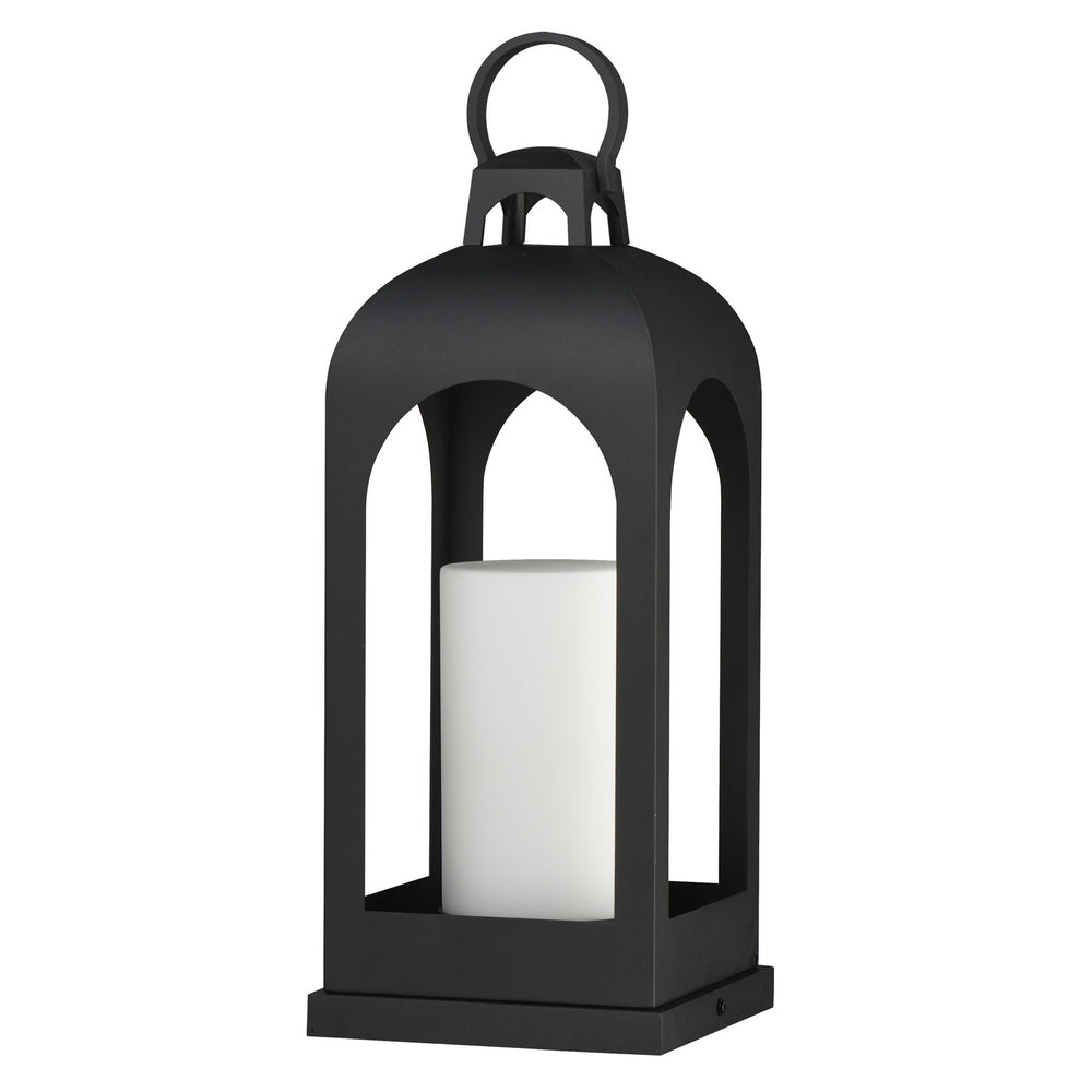 Maxim - One Light Deck Lantern - Marrakech - Black- Union Lighting Luminaires Decor