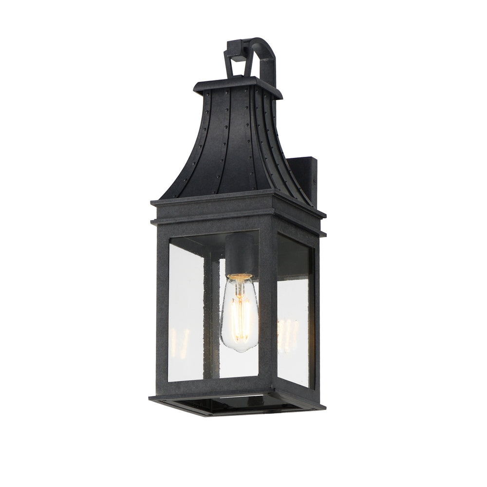 Maxim - One Light Wall Sconce - Bramwell VX - Black Patina- Union Lighting Luminaires Decor
