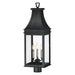 Maxim - Three Light Outdoor Post Mount - Bramwell VX - Black Patina- Union Lighting Luminaires Decor