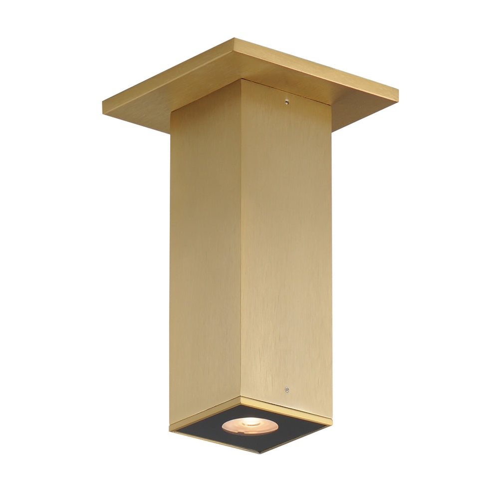 Maxim - LED Flush Mount - Culvert - Natural Aged Brass- Union Lighting Luminaires Decor