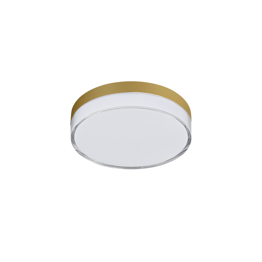 Maxim - LED Flush Mount - Edge - Natural Aged Brass- Union Lighting Luminaires Decor