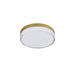 Maxim - LED Flush Mount - Edge - Natural Aged Brass- Union Lighting Luminaires Decor