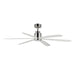 Maxim - 60" Ceiling Fan - Daisies - Satin Nickel- Union Lighting Luminaires Decor