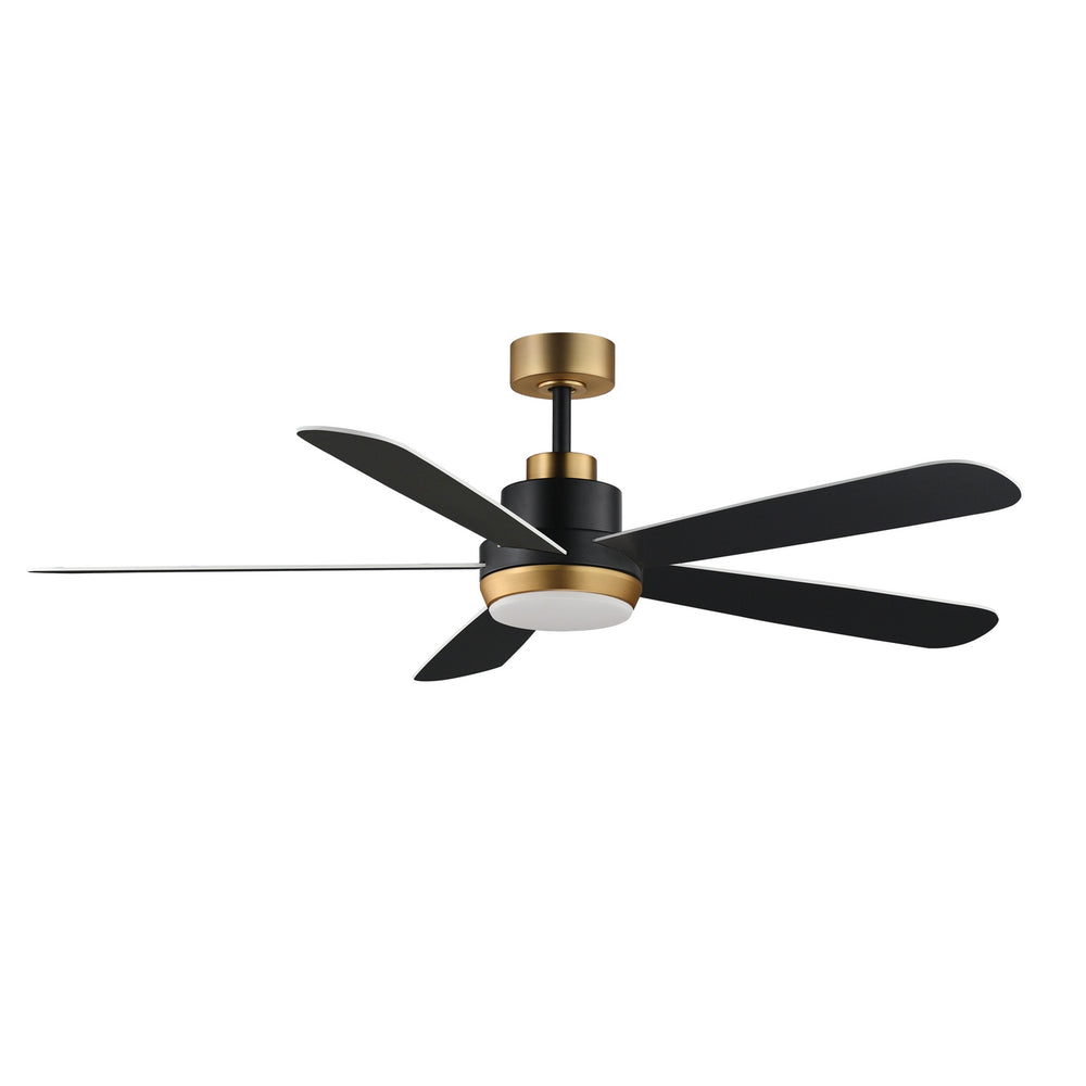 Maxim - 60" Ceiling Fan - Petals - Black / Gold- Union Lighting Luminaires Decor