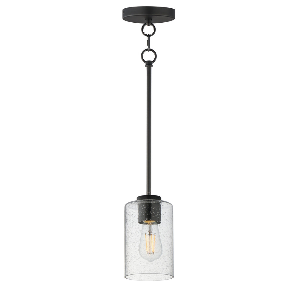 Maxim - One Light Pendant - Livingston - Black- Union Lighting Luminaires Decor