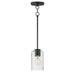 Maxim - One Light Pendant - Livingston - Black- Union Lighting Luminaires Decor