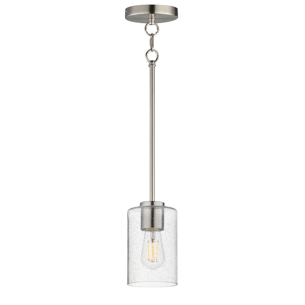 Maxim - One Light Pendant - Livingston - Satin Nickel- Union Lighting Luminaires Decor