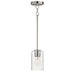 Maxim - One Light Pendant - Livingston - Satin Nickel- Union Lighting Luminaires Decor