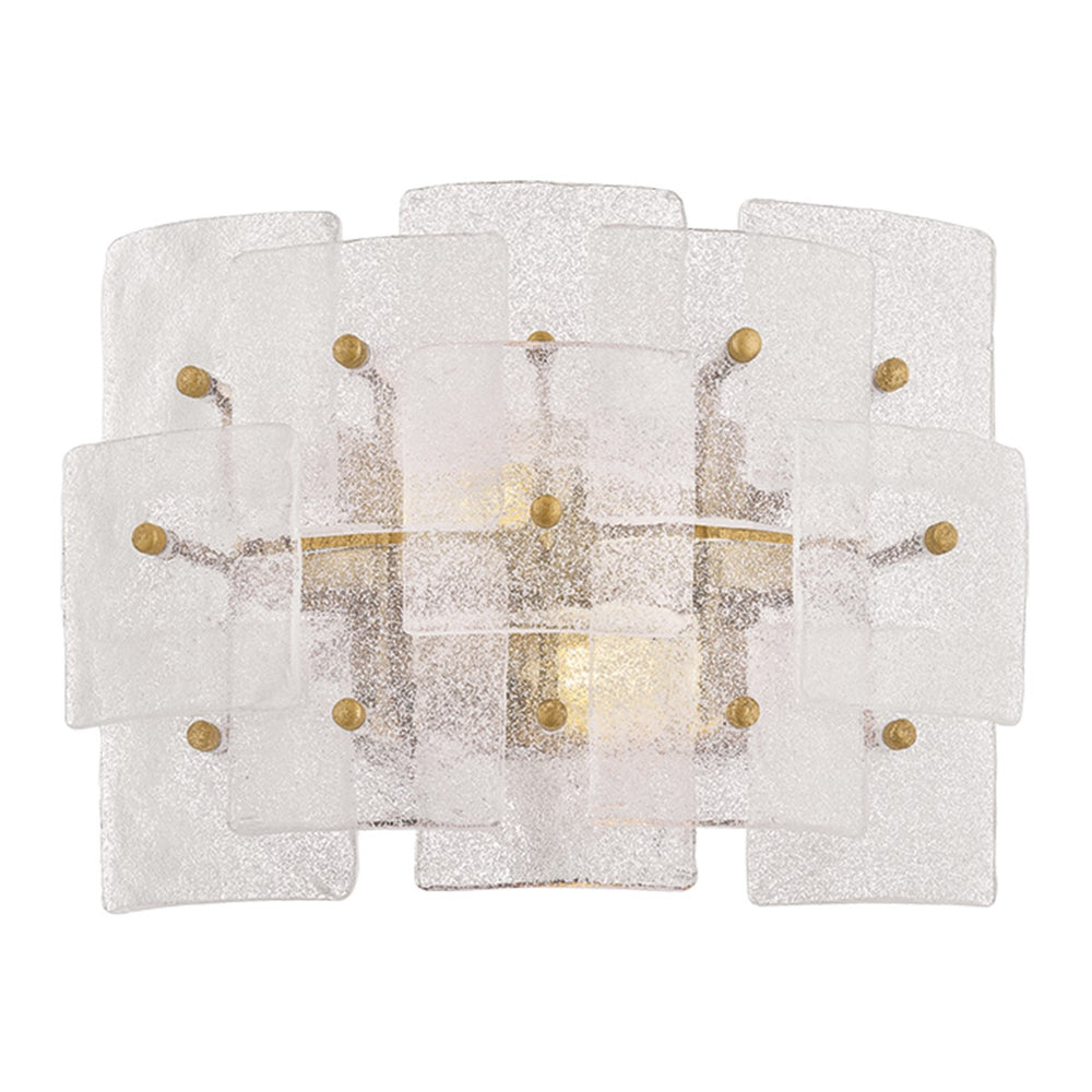 Troy Lighting Canada - Two Light Wall Sconce - Jacik - Vintage Gold Leaf- Union Lighting Luminaires Decor