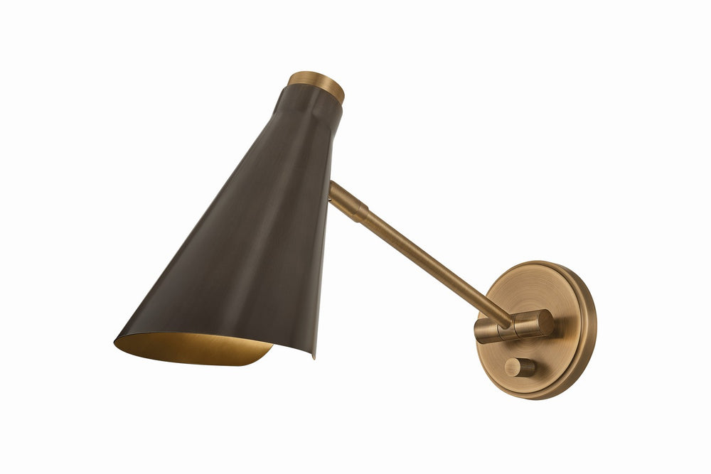 Troy Lighting Canada - One Light Wall Sconce - Andersen - Patina Brass- Union Lighting Luminaires Decor