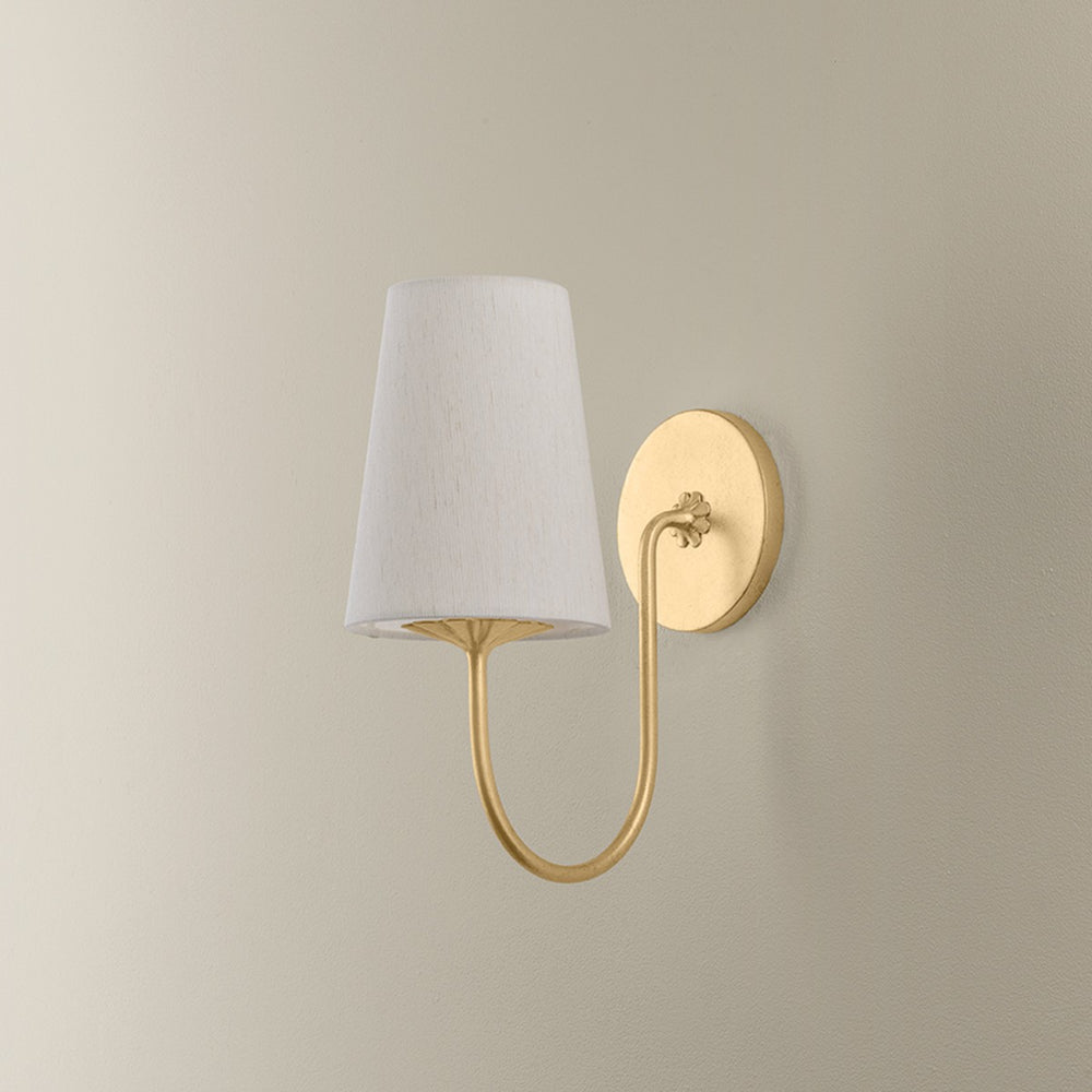 Troy Lighting Canada - One Light Wall Sconce - Weiland - Vintage Gold Leaf- Union Lighting Luminaires Decor