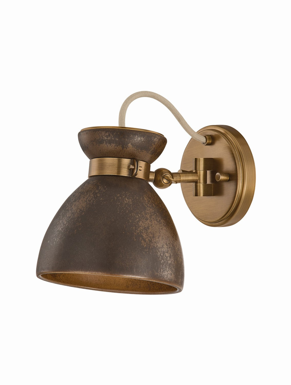 Troy Lighting Canada - One Light Wall Sconce - Allston - Patina Brass- Union Lighting Luminaires Decor