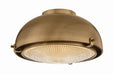Troy Lighting Canada - One Light Flush Mount - Fritz - Patina Brass- Union Lighting Luminaires Decor
