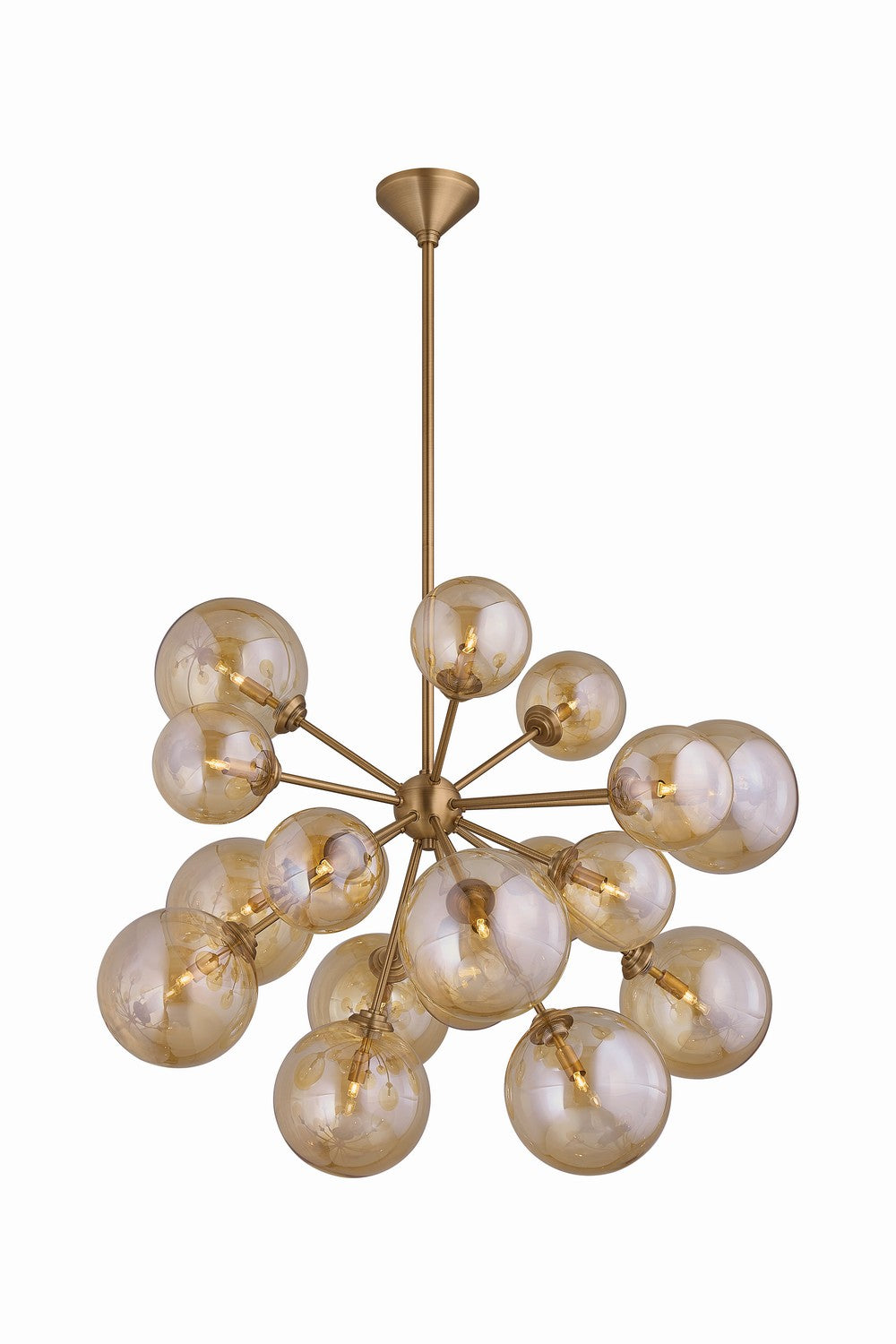 Troy Lighting Canada - 18 Light Chandelier - Santee - Patina Brass- Union Lighting Luminaires Decor