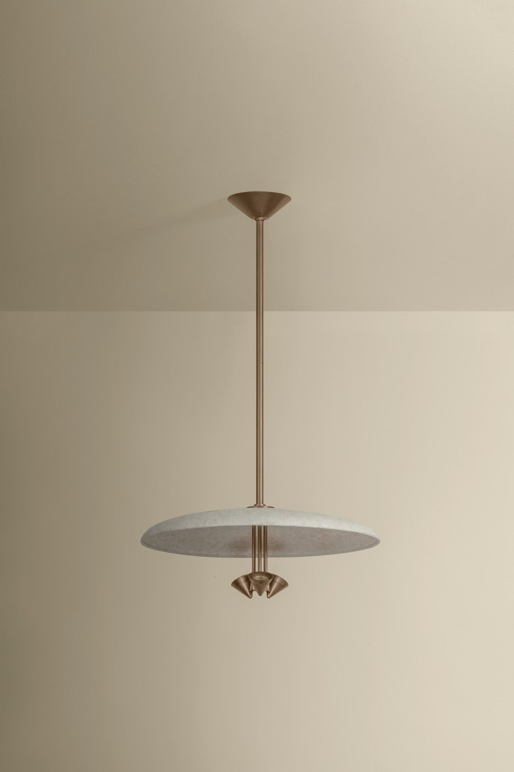 Troy Lighting Canada - LED Pendant - Garth - Patina Brass- Union Lighting Luminaires Decor