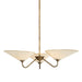 Troy Lighting Canada - Three Light Chandelier - Sinclair - Patina Brass- Union Lighting Luminaires Decor