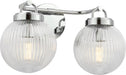 Visual Comfort Studio Canada - Two Light Vanity - Preston - Chrome- Union Lighting Luminaires Decor
