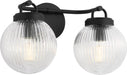 Visual Comfort Studio Canada - Two Light Vanity - Preston - Midnight Black- Union Lighting Luminaires Decor