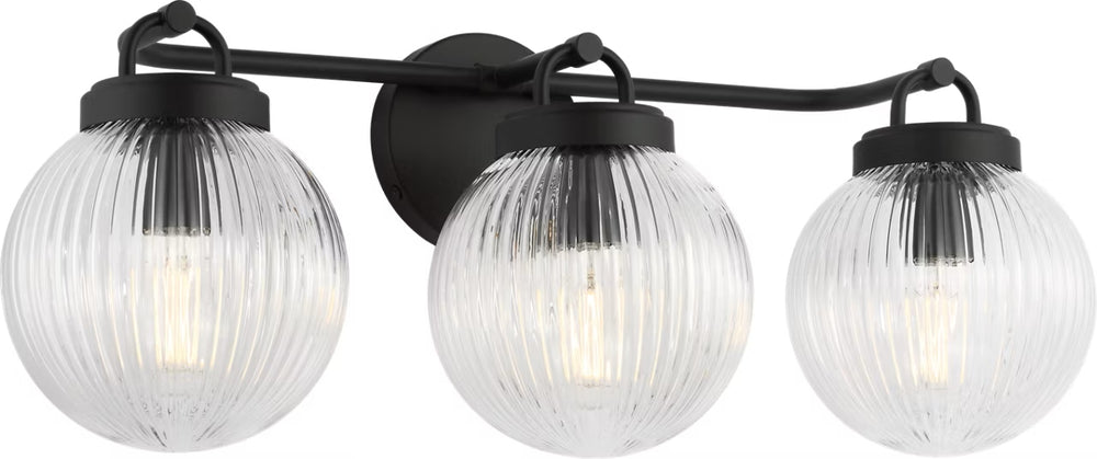 Visual Comfort Studio Canada - Three Light Vanity - Preston - Midnight Black- Union Lighting Luminaires Decor